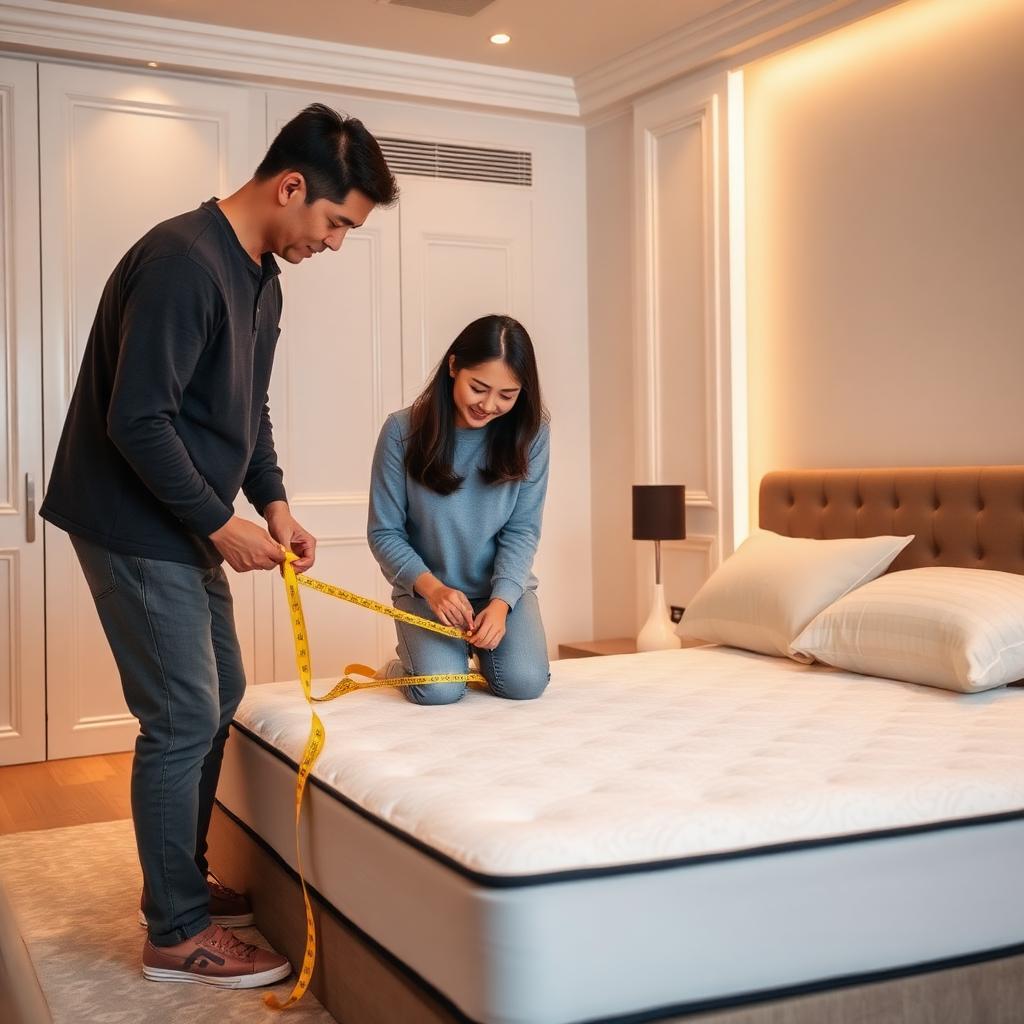 Kích thước nệm chuẩn 2026: 1m6, 1m8, 2m, 2m2 phù hợp phòng bao nhiêu m2?